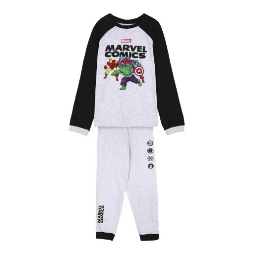 Pijama Infantil Marvel Cinzento