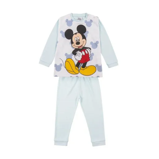 Pijama Infantil Mickey Mouse Azul Claro