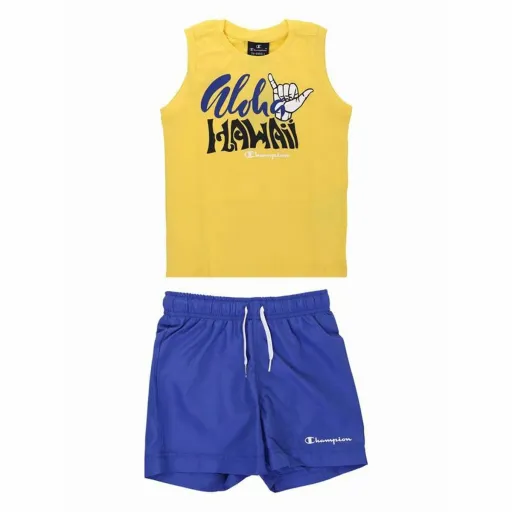 Conjunto Desportivo para Crianças Champion Amarelo 2 Peças