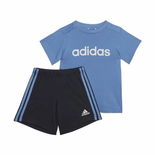 Conjunto de Desporto para Bebé Adidas 3 Stripes Azul