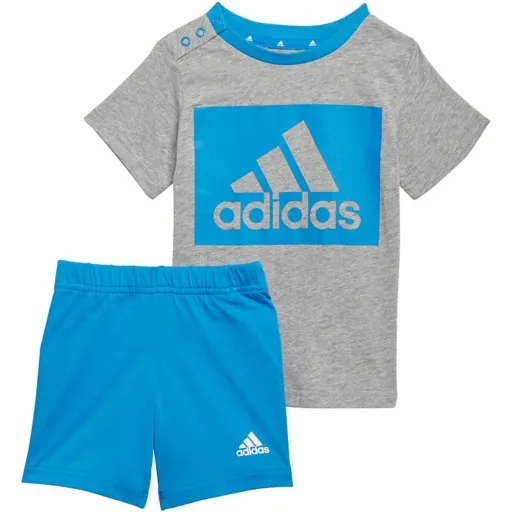 Conjunto Desportivo para Crianças Adidas Essentials Azul Cinzento