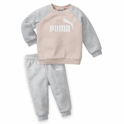 Fato de Treino para Bebé Puma Minicat Essentials Cinzento