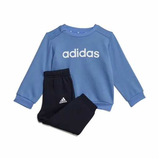 Fato de Treino Infantil Adidas Lin Fl Jog Azul