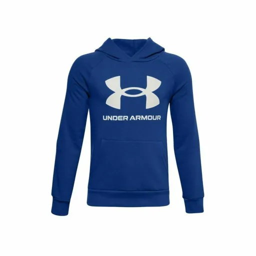 Polar com Capuz Criança Under Armour Rival Fleece Azul