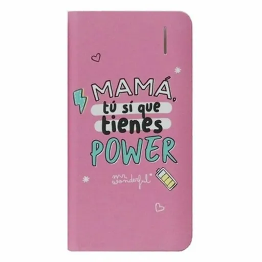 Power Bank Mr. Wonderful MRPWB031 4000 MAh Cor de Rosa