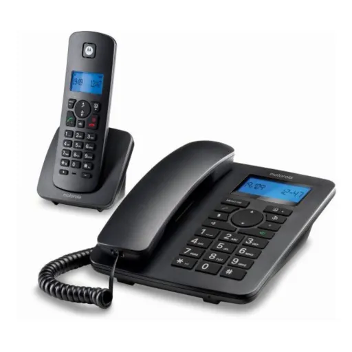 Telefone Fixo Motorola C4201 Combo DECT (2 pcs) Preto