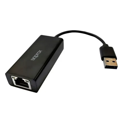 Adaptador Ethernet para USB 2.0 Approx! APPC07V3 10/100 Preto