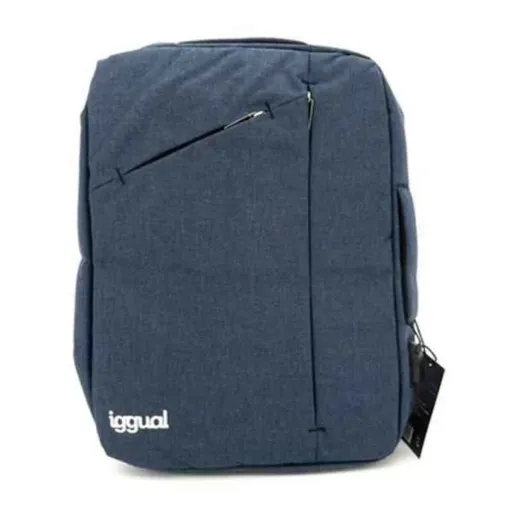 Mochila para Notebook Iggual IGG317051 Impermeável Antirroubo Azul