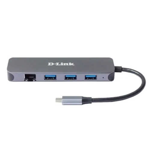 Hub USB D-Link DUB-2334 Cinzento