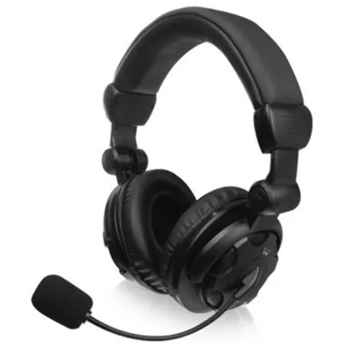 Auriculares com Microfone Ewent Heron Studio Preto