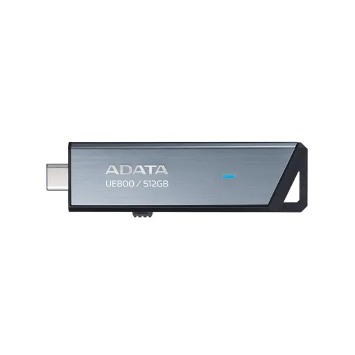 Memória USB Adata AELI-UE800-512G-CSG 512 GB Preto Aço