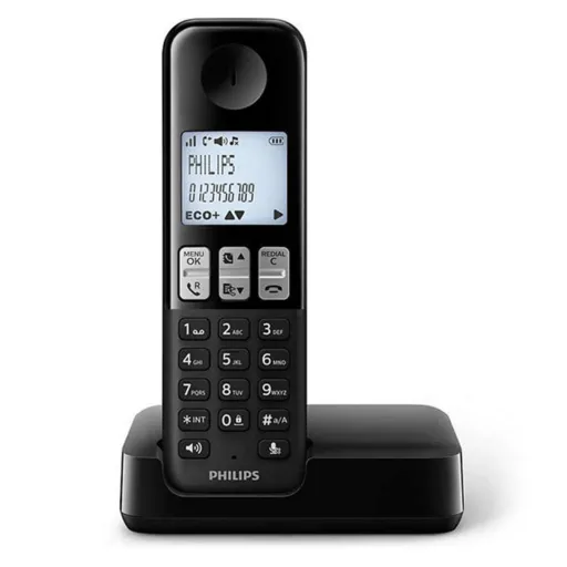 Telefone Sem Fios Philips D2501B/34 DECT Preto