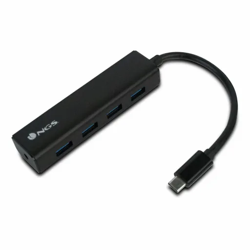 Hub USB 4 Portas NGS NGS-HUB-0054 Preto 5 Gbps