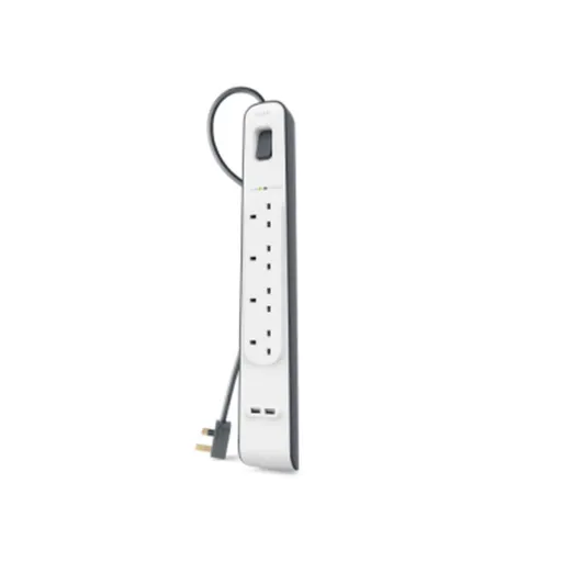 Extensão com 4 Tomadas com Interruptor Belkin BSV401VF2M