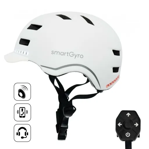 Capacete para Trotinete Elétrica Smartgyro SMART PRO Branco