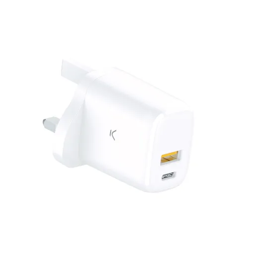 Carregador de Parede KSIX GaN Branco 20 W