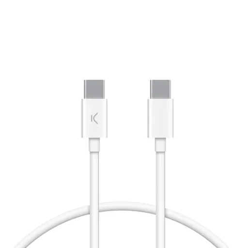 Cabo USB-C para USB-C KSIX BXCUC03SBL