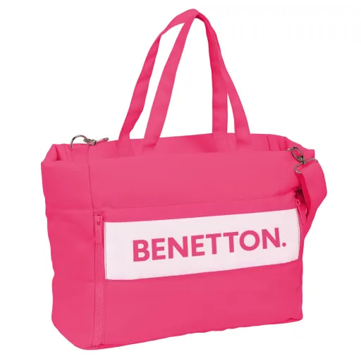 Mala para Portátil Benetton Raspberry Fúcsia (54 x 31 x 17 cm)