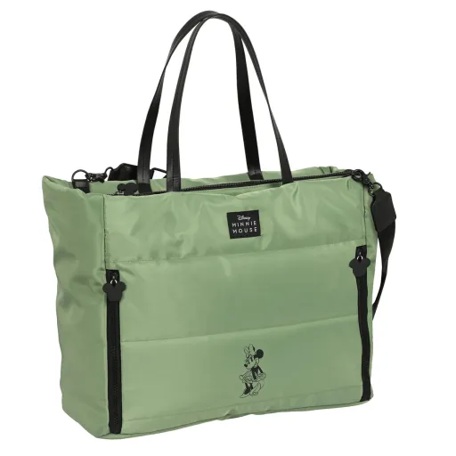 Mala para Portátil Minnie Mouse Mint Shadow 54 x 31 x 17 cm Verde Militar