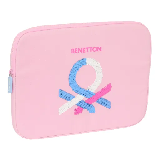 Capa para Portátil Benetton Pink Cor de Rosa 15,6'' 39,5 x 27,5 x 3,5 cm