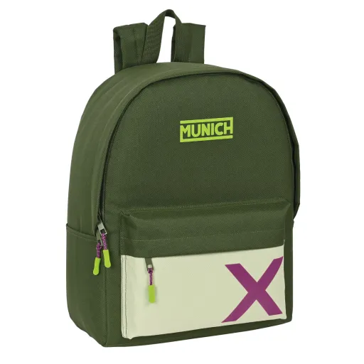 Mochila para Notebook Munich Bright Khaki Verde 31 x 40 x 16 cm