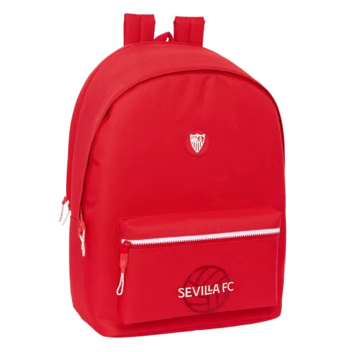 Mochila para Portátil e Tablet com Saída USB Sevilla Fútbol Club Vermelho 31 x 44 x 18 cm