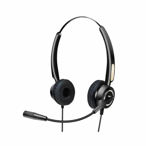 Auriculares com Microfone Urban Factory HBV01UF Preto