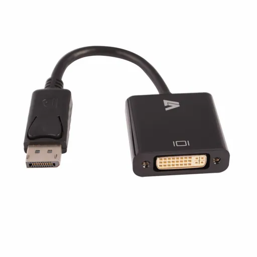 Adaptador DisplayPort para Adaptador DVI V7 CBLDPDVI-1E          Preto