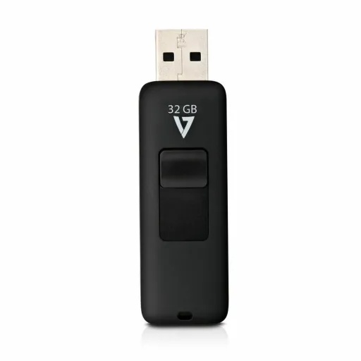 Cartão de Memória Micro SD com Adaptador V7 J153301 Preto 32 GB