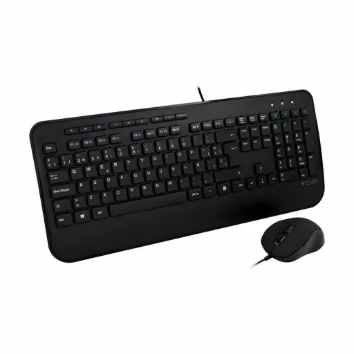 Teclado e Rato V7 CKU300ES Espanhol QWERTY