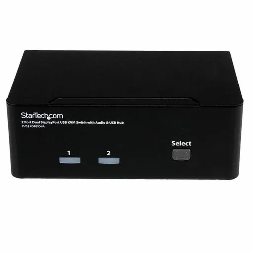 Comutador KVM com 2 Portas Startech SV231DPDDUA Preto