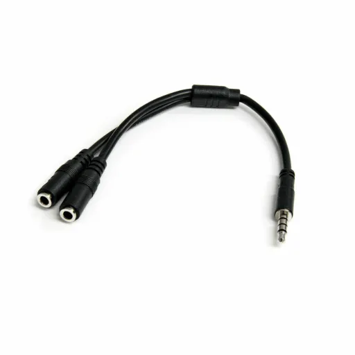 Adaptador Áudio Jack Startech MUYHSMFF             Preto 0,2 m