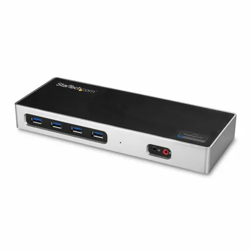 Hub USB Startech DK30A2DH Preto/Prateado Prateado 40 W