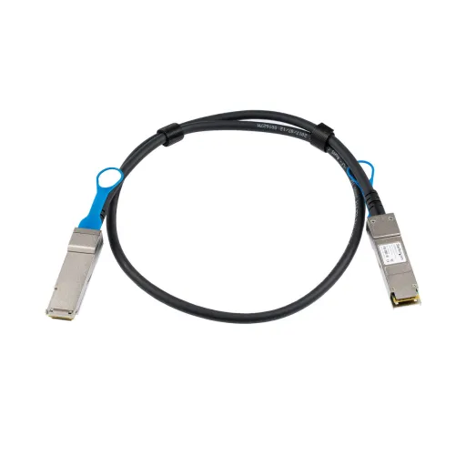 Cabo de Rede Rígido UTP Categoria 6 Startech QSFP40GPC1M Preto 1 m