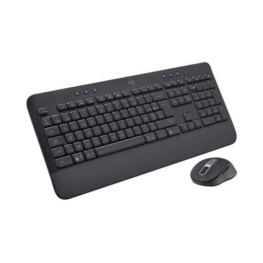 Teclado e Rato Sem Fios Logitech 920-011001 Preto Azerty Francês