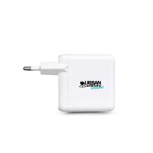 Carregador de Parede + Cabo USB C Urban Factory GSC65UF Branco