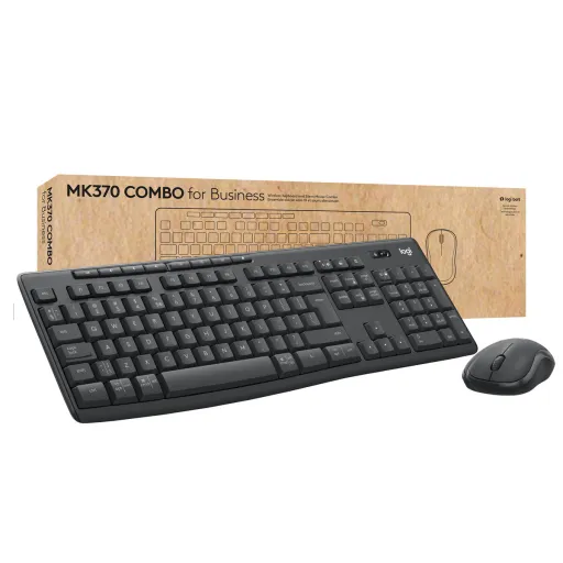 Teclado e Rato Logitech MK370 Grafite Alemão QWERTZ