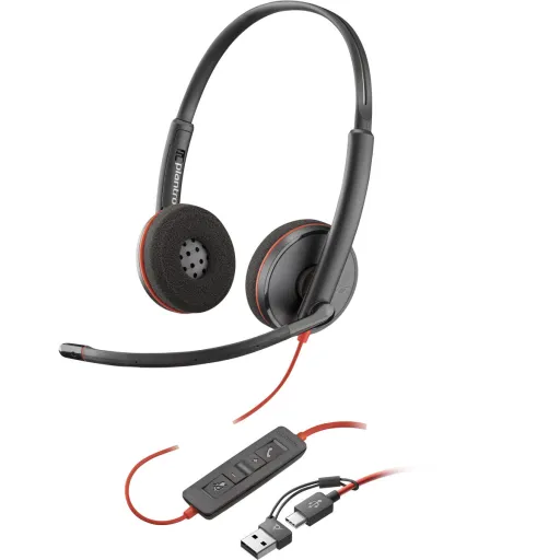 Auriculares com Microfone Poly 8X2J9A6 Preto