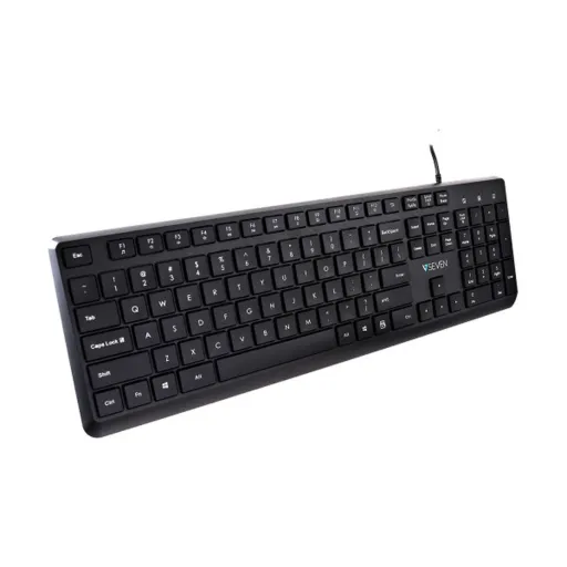 Teclado e Rato V7 KU350US Preto Qwerty US