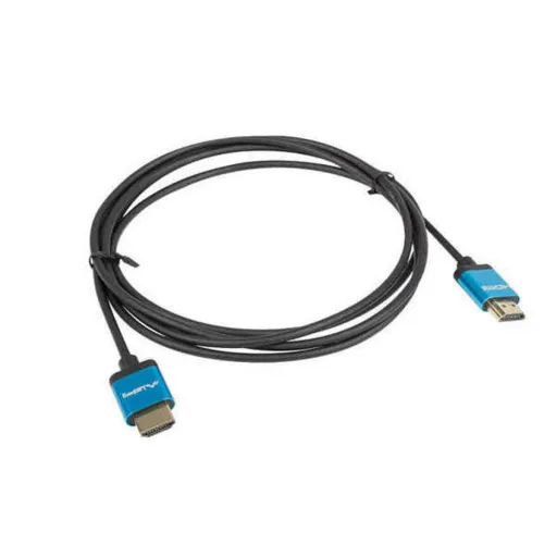 Cabo HDMI Lanberg V2.0 4K SLIM Preto 1 m Preto/Azul