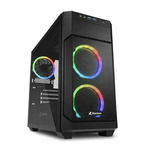 Caixa Semitorre ATX Sharkoon V1000 RGB Preto