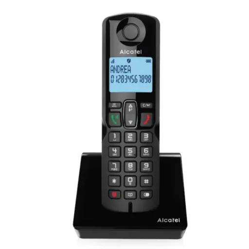 Telefone Sem Fios Alcatel S280 DUO Sem Fios Preto