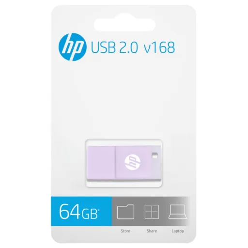 Memória USB HP X168 Lilás 64 GB