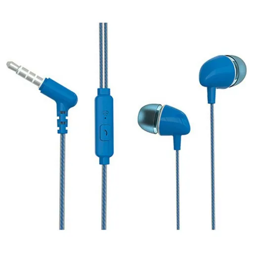 Auriculares com Microfone TM Electron Azul