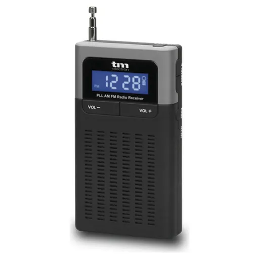 Rádio Portátil TM Electron Preto