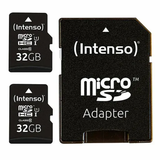 Cartão de Memória Micro SD com Adaptador INTENSO 32 GB x 2