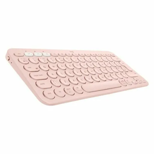 Teclado Logitech K380 Francês AZERTY Cor de Rosa AZERTY