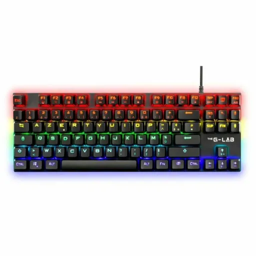 Teclado Gaming The G-Lab Mercury AZERTY Francês Preto