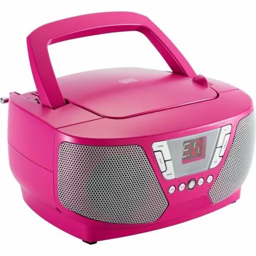 Rádio BigBen Connected CD60RSSTICK Cor de Rosa