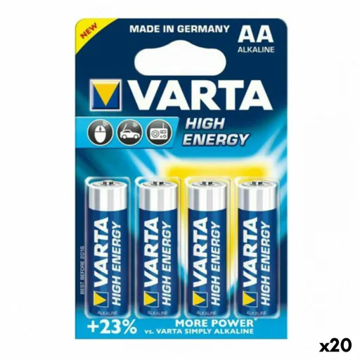 Pilha Alcalina Varta AA LR06 1,5 V 2930 MAh 1,5 V (20 Unidades)